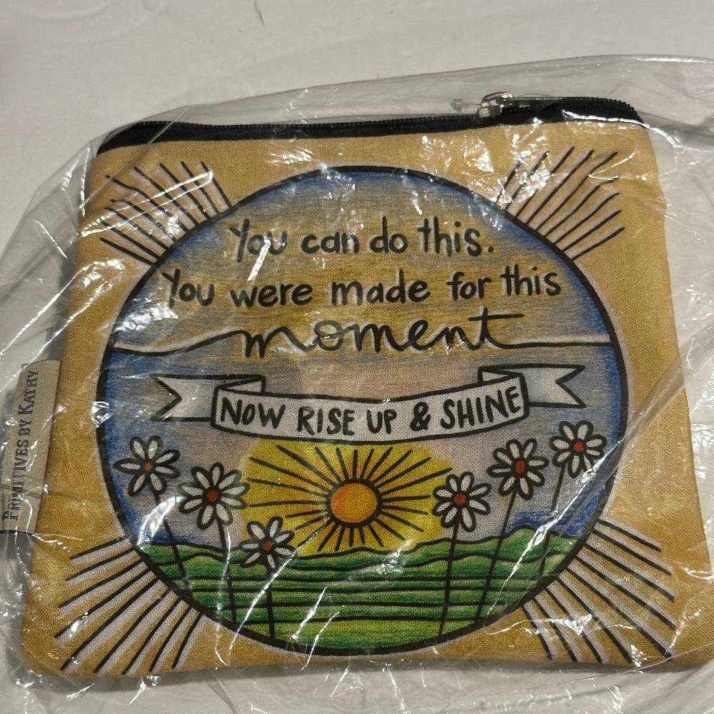 Primitives by Kathy "Everything Pouch" NEW W/TAGS 6.5" X 6.5"